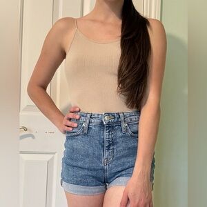 H&M Nude Low-Back Bodysuit
